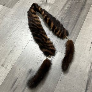 Mink scarf